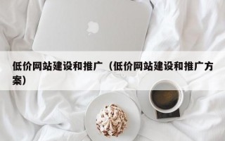 低价网站建设和推广（低价网站建设和推广方案）
