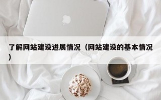 了解网站建设进展情况（网站建设的基本情况）